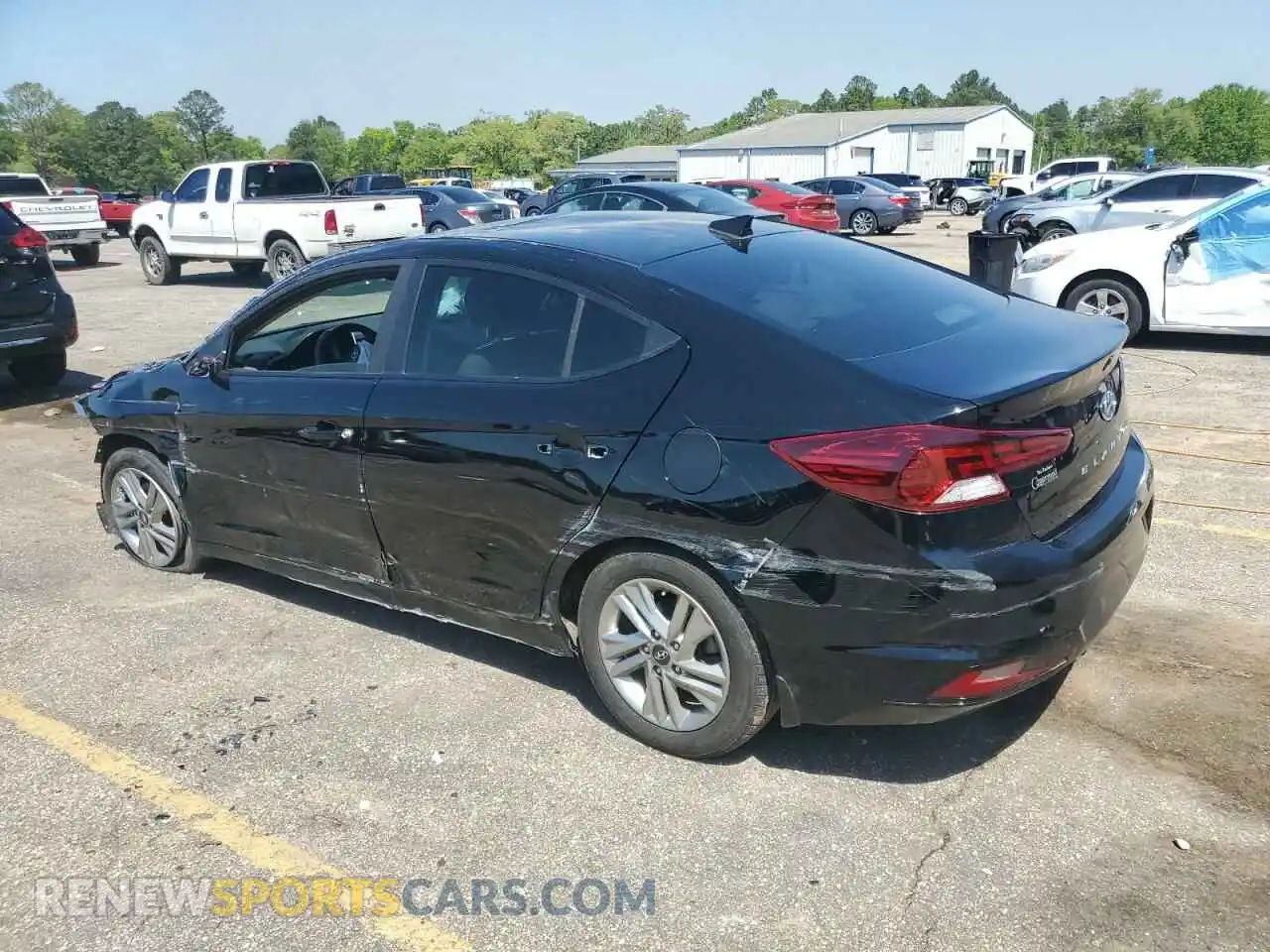 2 Photograph of a damaged car KMHD84LF4LU026157 HYUNDAI ELANTRA 2020