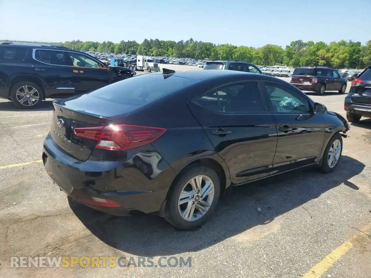 3 Photograph of a damaged car KMHD84LF4LU026157 HYUNDAI ELANTRA 2020