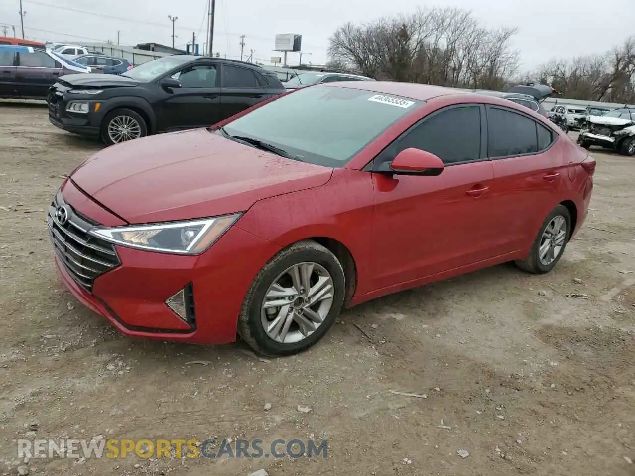 1 Photograph of a damaged car KMHD84LF4LU036770 HYUNDAI ELANTRA 2020