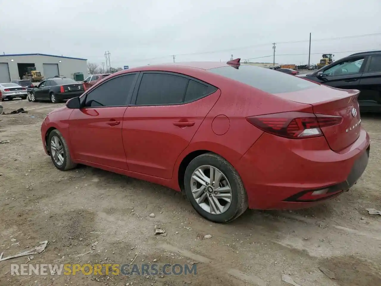 2 Photograph of a damaged car KMHD84LF4LU036770 HYUNDAI ELANTRA 2020