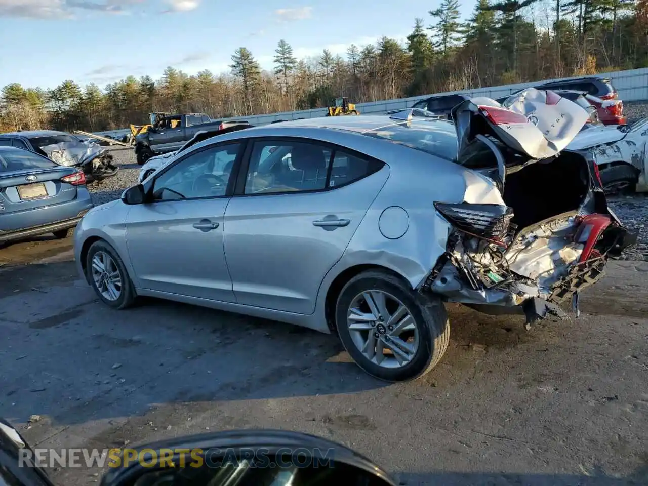 2 Photograph of a damaged car KMHD84LF4LU926654 HYUNDAI ELANTRA 2020