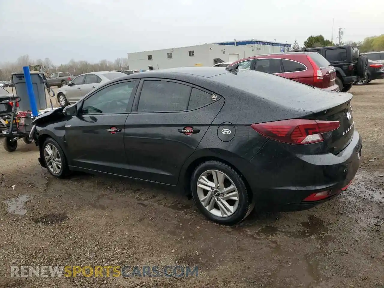 2 Photograph of a damaged car KMHD84LF4LU928243 HYUNDAI ELANTRA 2020
