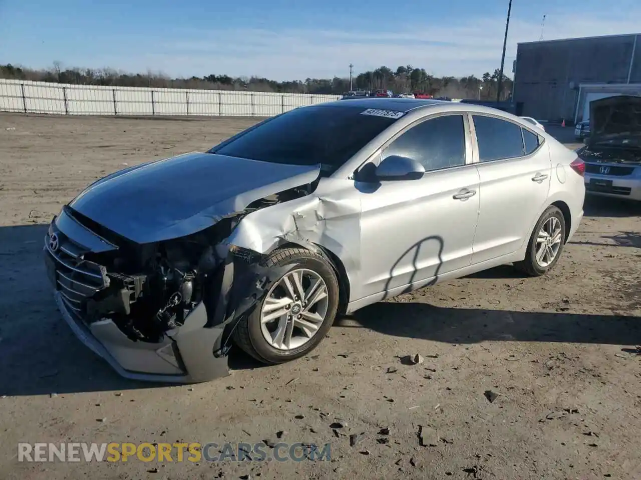 1 Photograph of a damaged car KMHD84LF4LU928419 HYUNDAI ELANTRA 2020