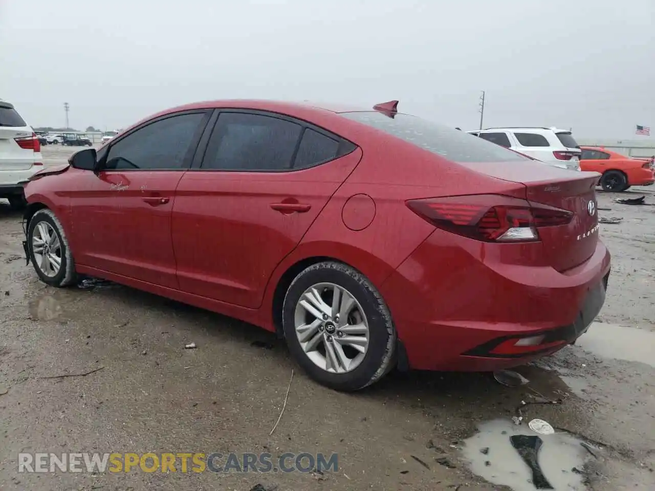 2 Photograph of a damaged car KMHD84LF4LU980018 HYUNDAI ELANTRA 2020