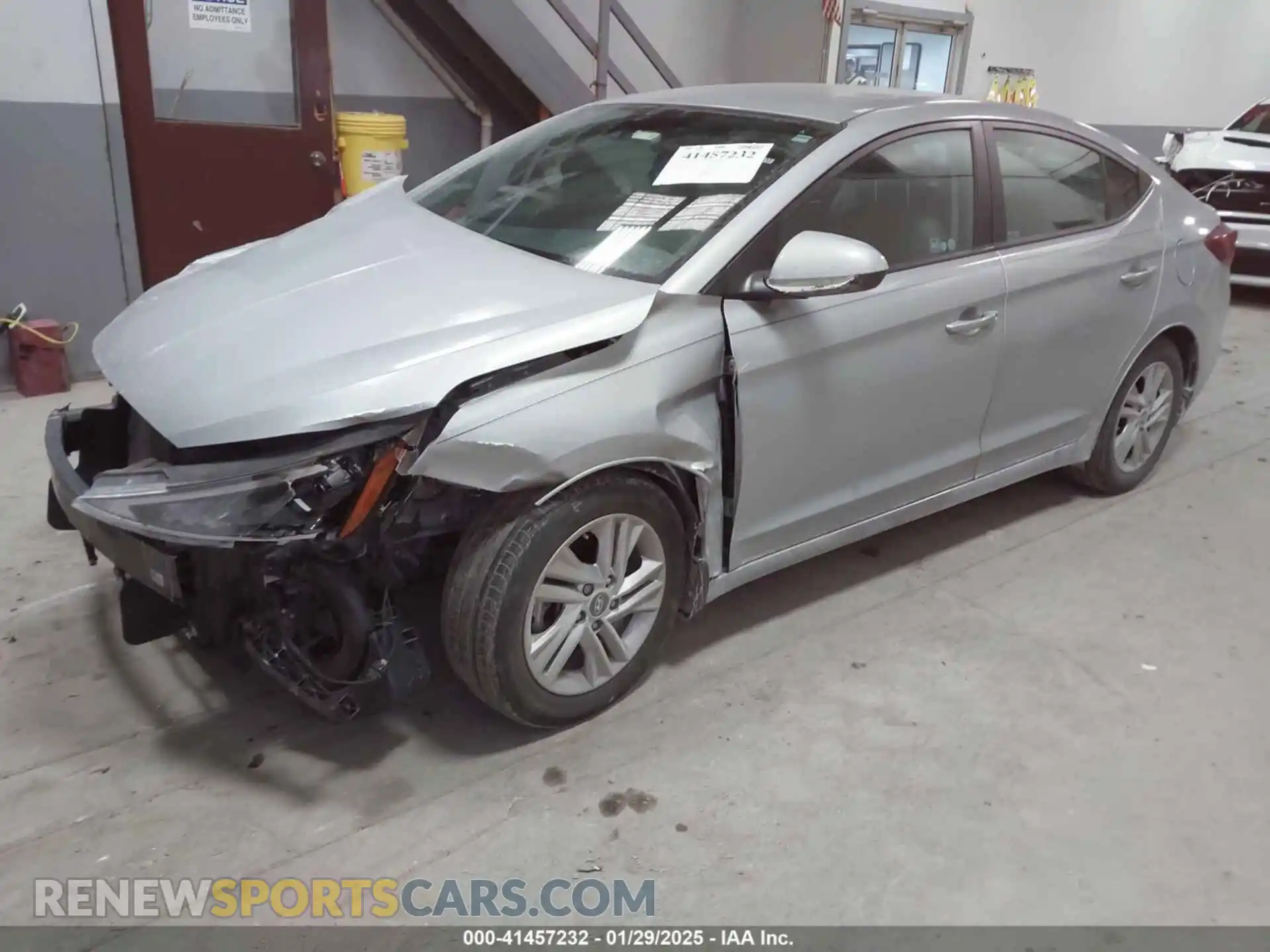 2 fotografías del automóvil dañado KMHD84LF4LU989138 HYUNDAI ELANTRA 2020