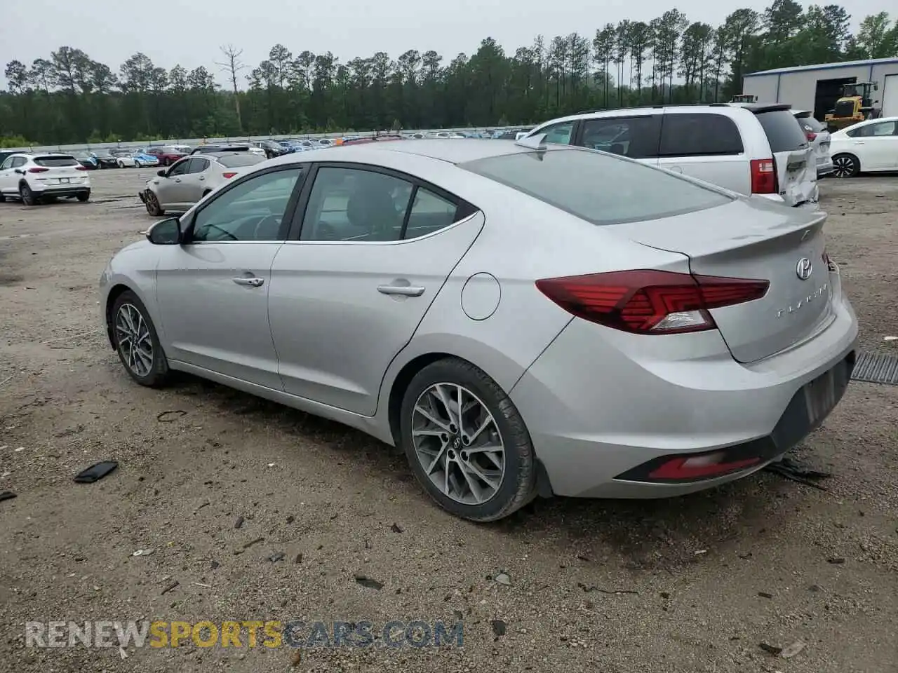 2 Photograph of a damaged car KMHD84LF4LU998776 HYUNDAI ELANTRA 2020