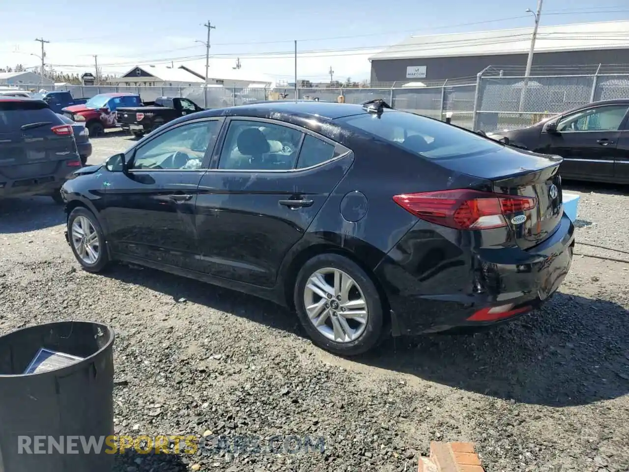2 Photograph of a damaged car KMHD84LF5LU019606 HYUNDAI ELANTRA 2020