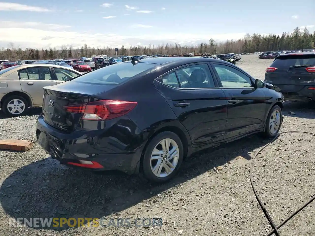 3 Photograph of a damaged car KMHD84LF5LU019606 HYUNDAI ELANTRA 2020
