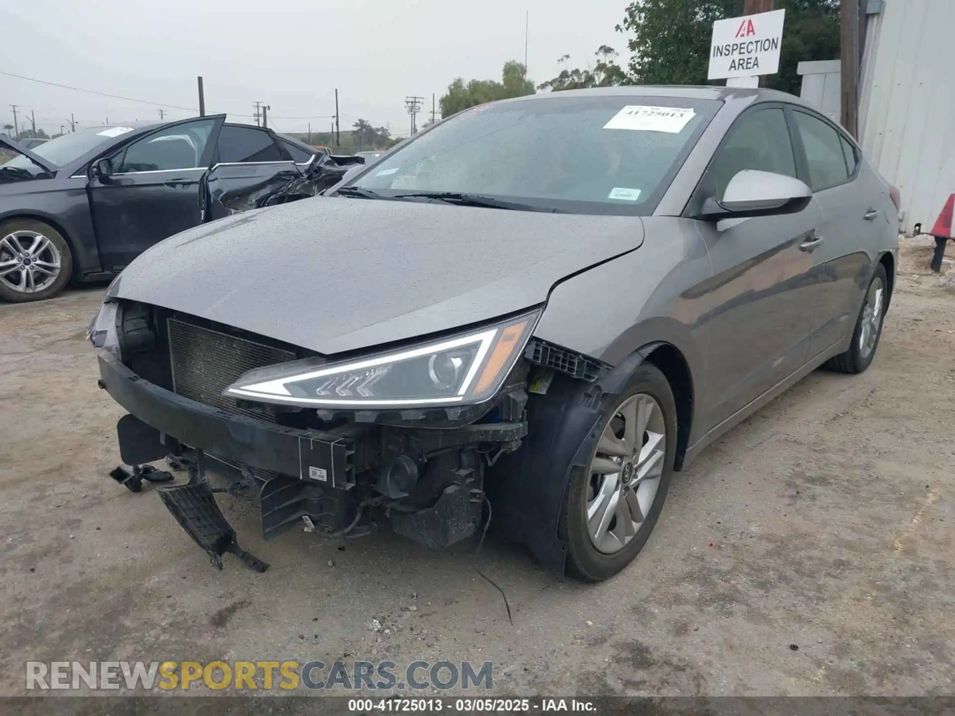 2 Фотография поврежденного автомобиля KMHD84LF5LU079725 HYUNDAI ELANTRA 2020