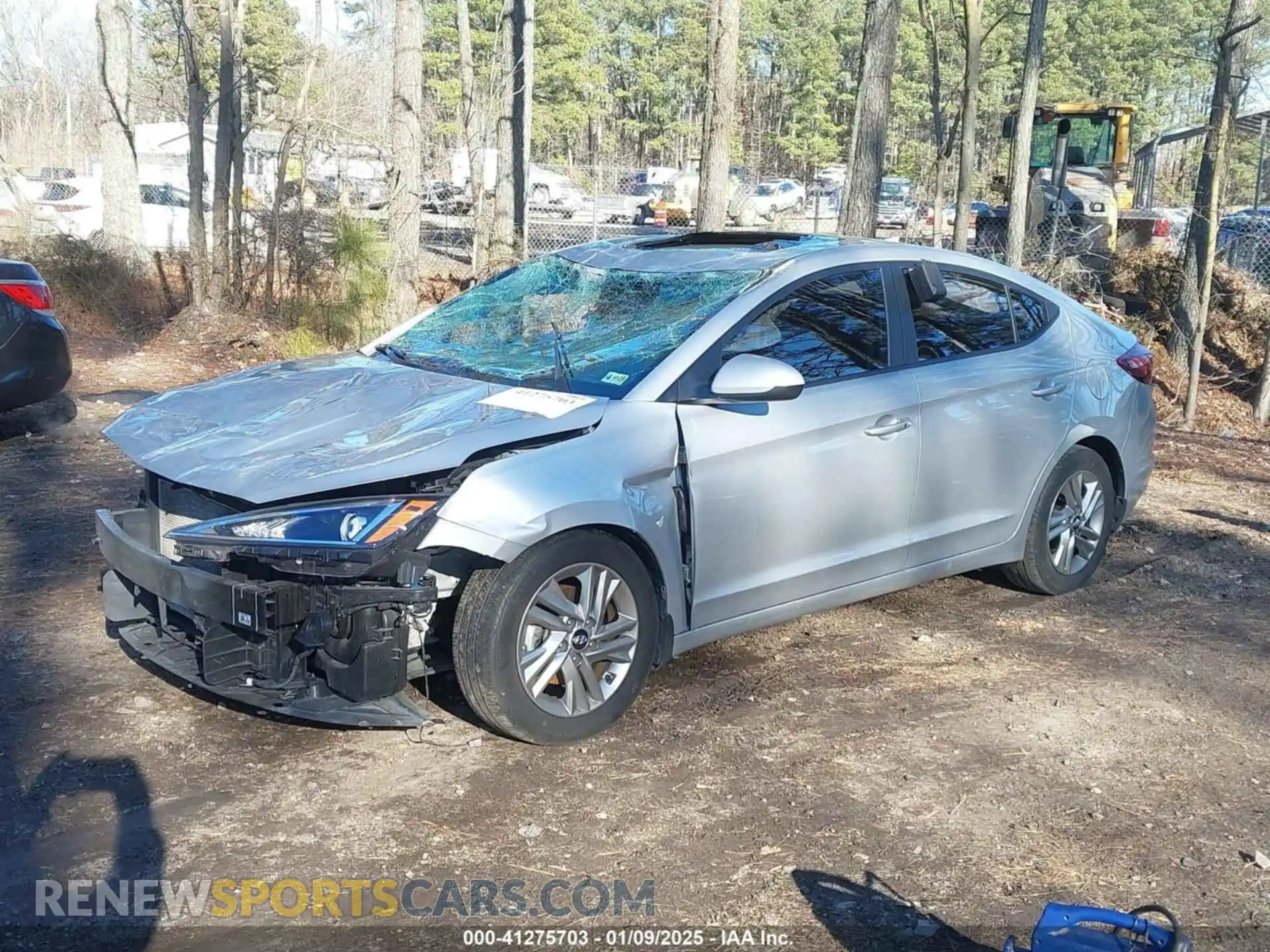2 Photograph of a damaged car KMHD84LF5LU107300 HYUNDAI ELANTRA 2020