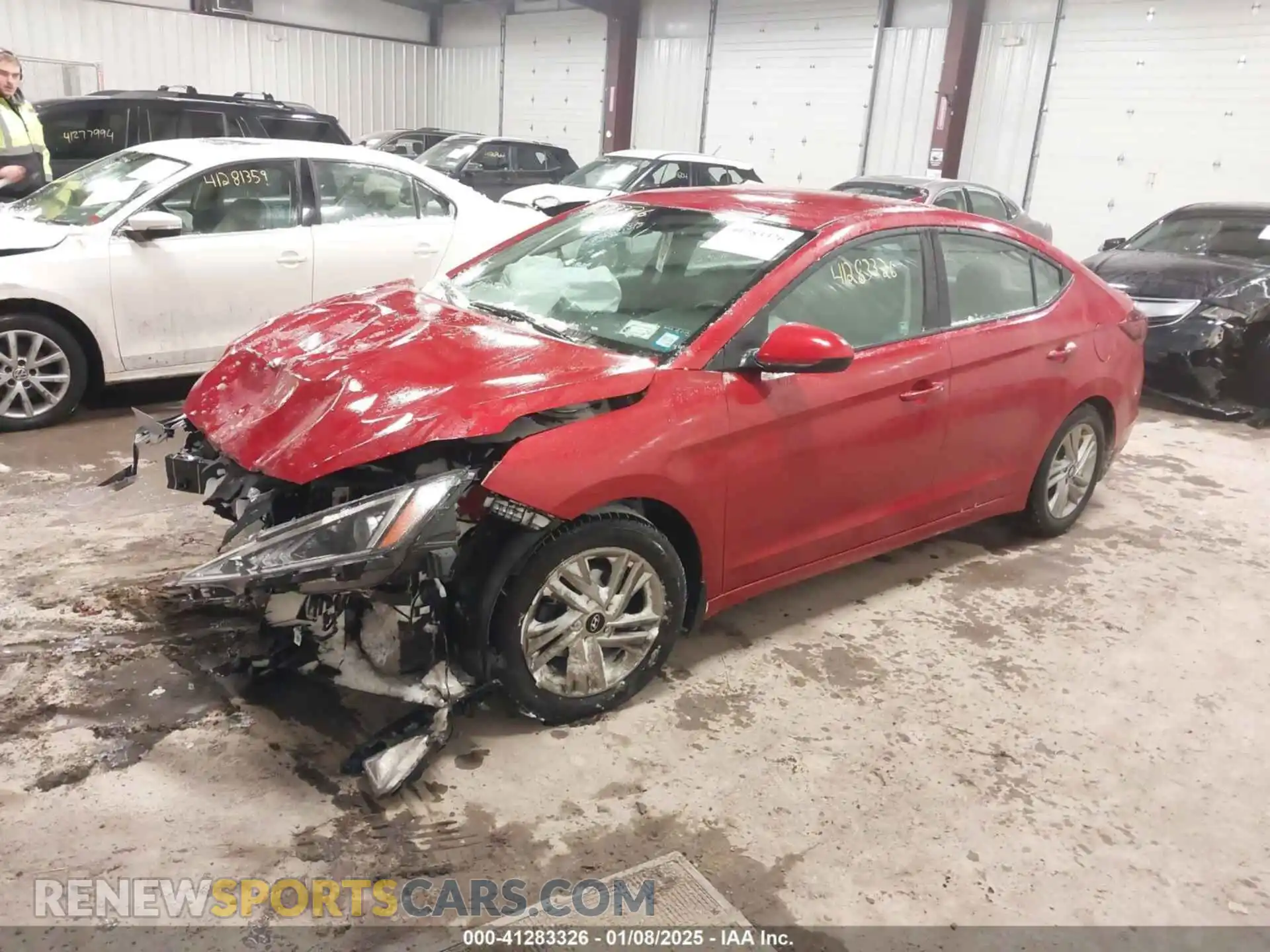 2 Photograph of a damaged car KMHD84LF5LU950882 HYUNDAI ELANTRA 2020