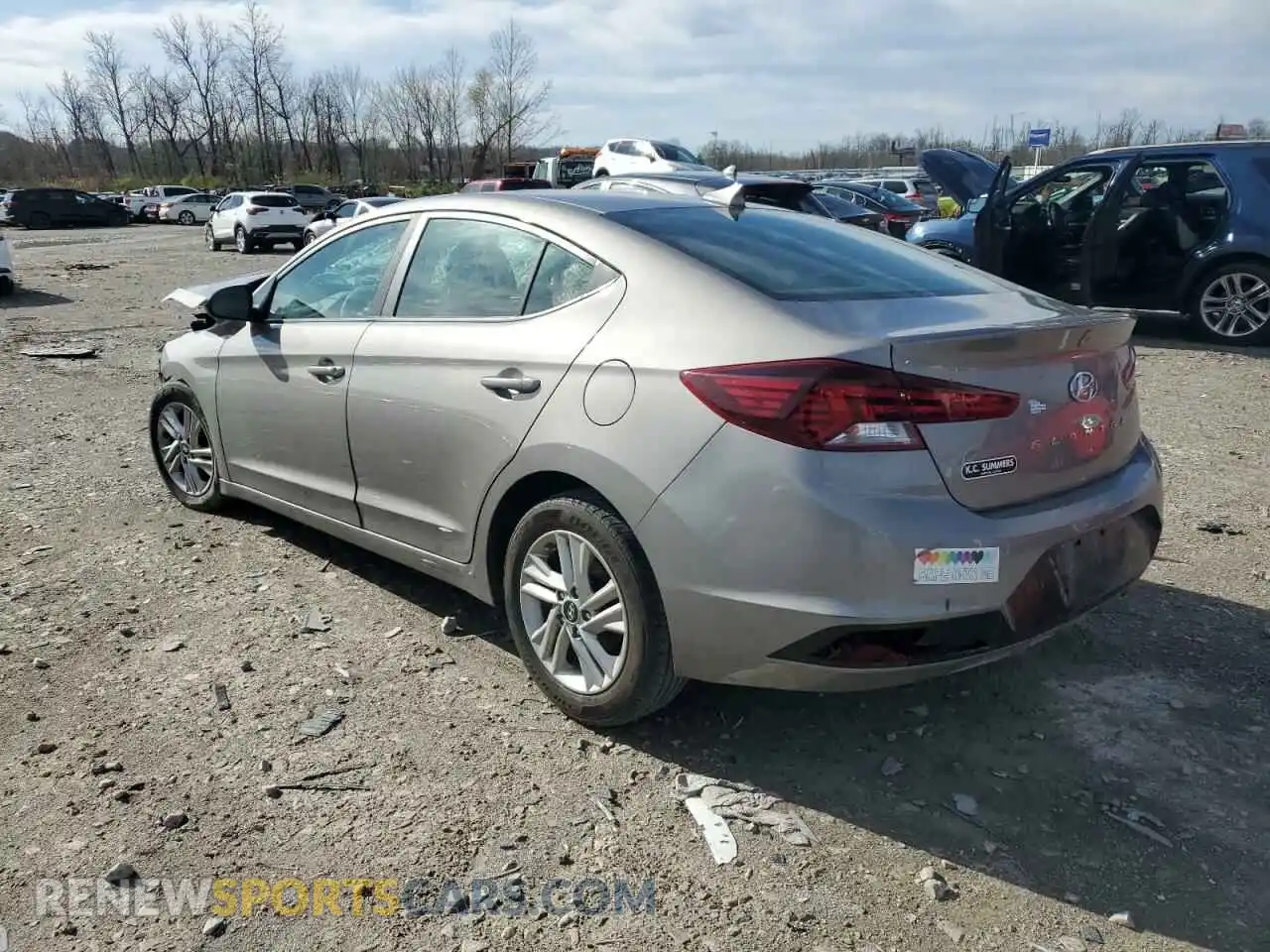 2 Photograph of a damaged car KMHD84LF5LU977595 HYUNDAI ELANTRA 2020