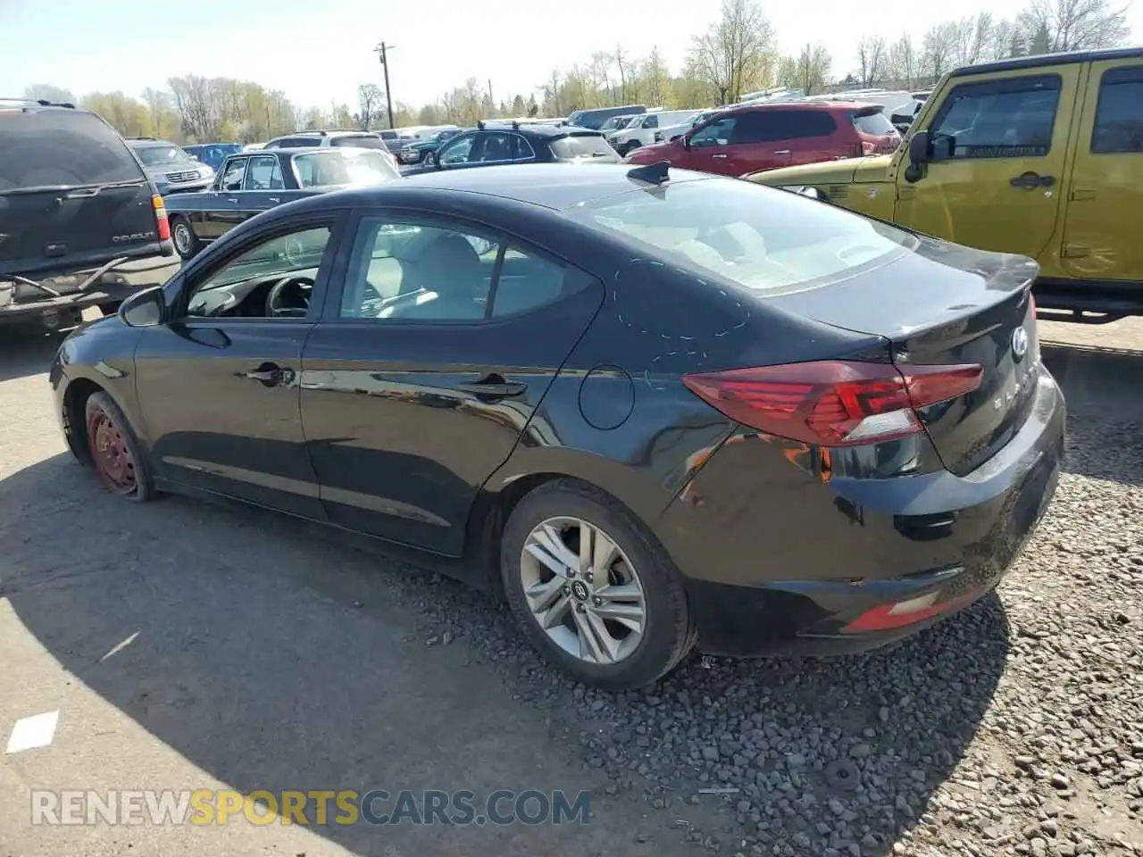 2 Photograph of a damaged car KMHD84LF5LU986796 HYUNDAI ELANTRA 2020