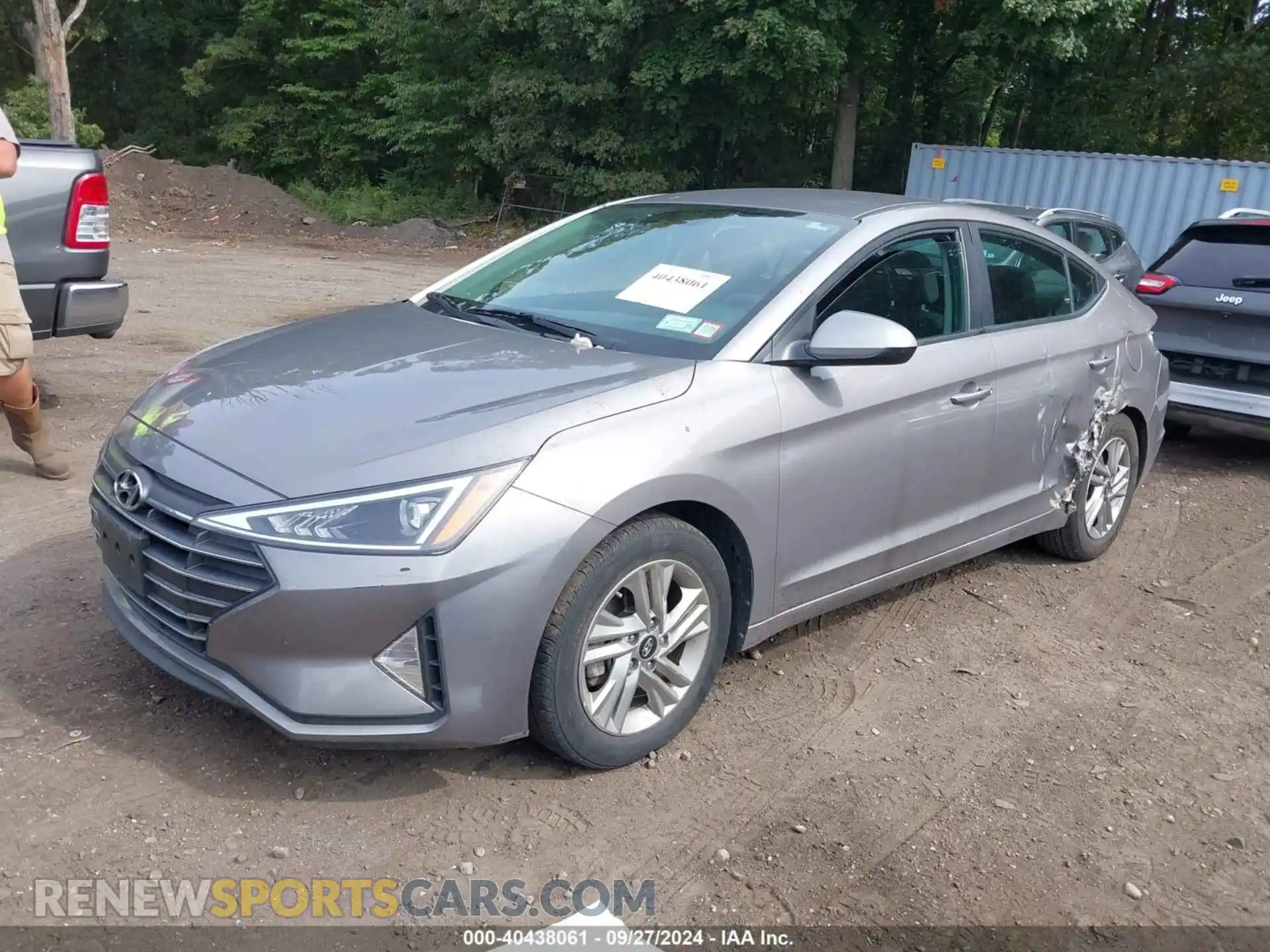 2 Photograph of a damaged car KMHD84LF6LU057264 HYUNDAI ELANTRA 2020