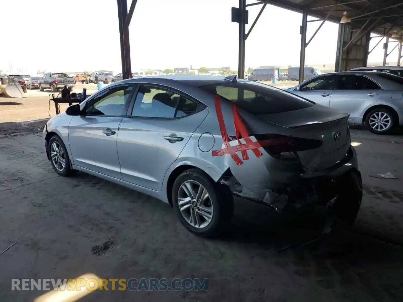 2 fotografías del automóvil dañado KMHD84LF6LU099482 HYUNDAI ELANTRA 2020