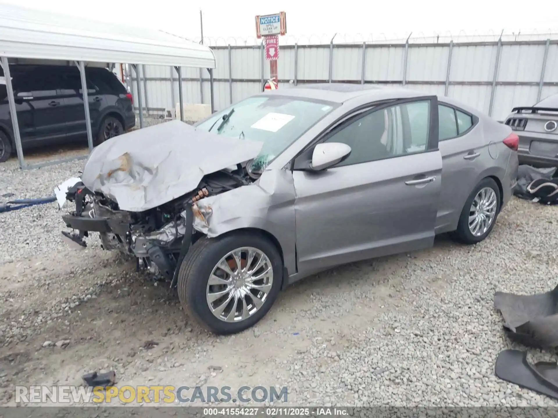 2 Photograph of a damaged car KMHD84LF6LU105488 HYUNDAI ELANTRA 2020