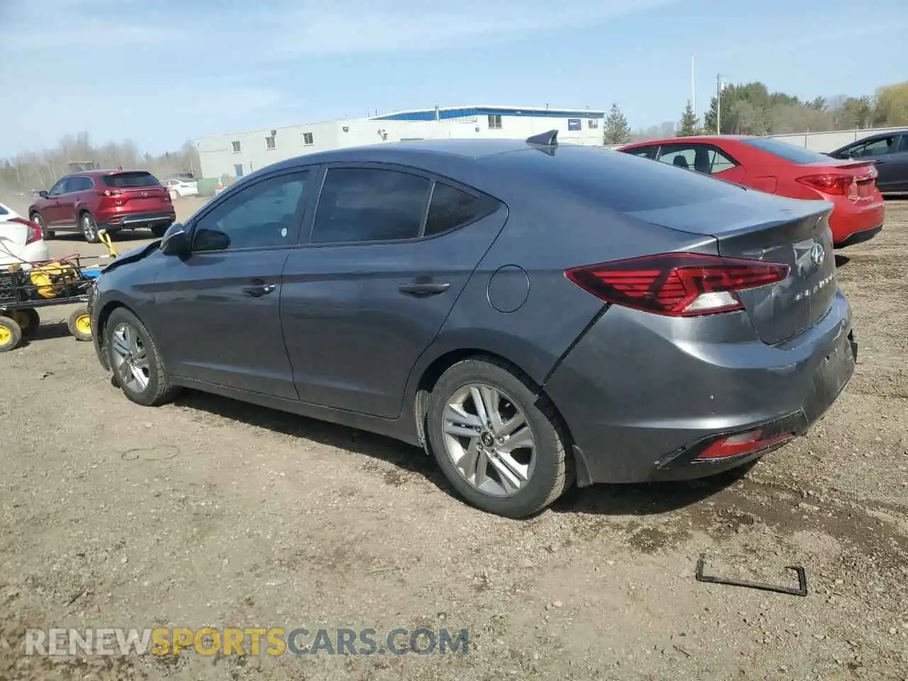 2 fotografías del automóvil dañado KMHD84LF6LU954102 HYUNDAI ELANTRA 2020