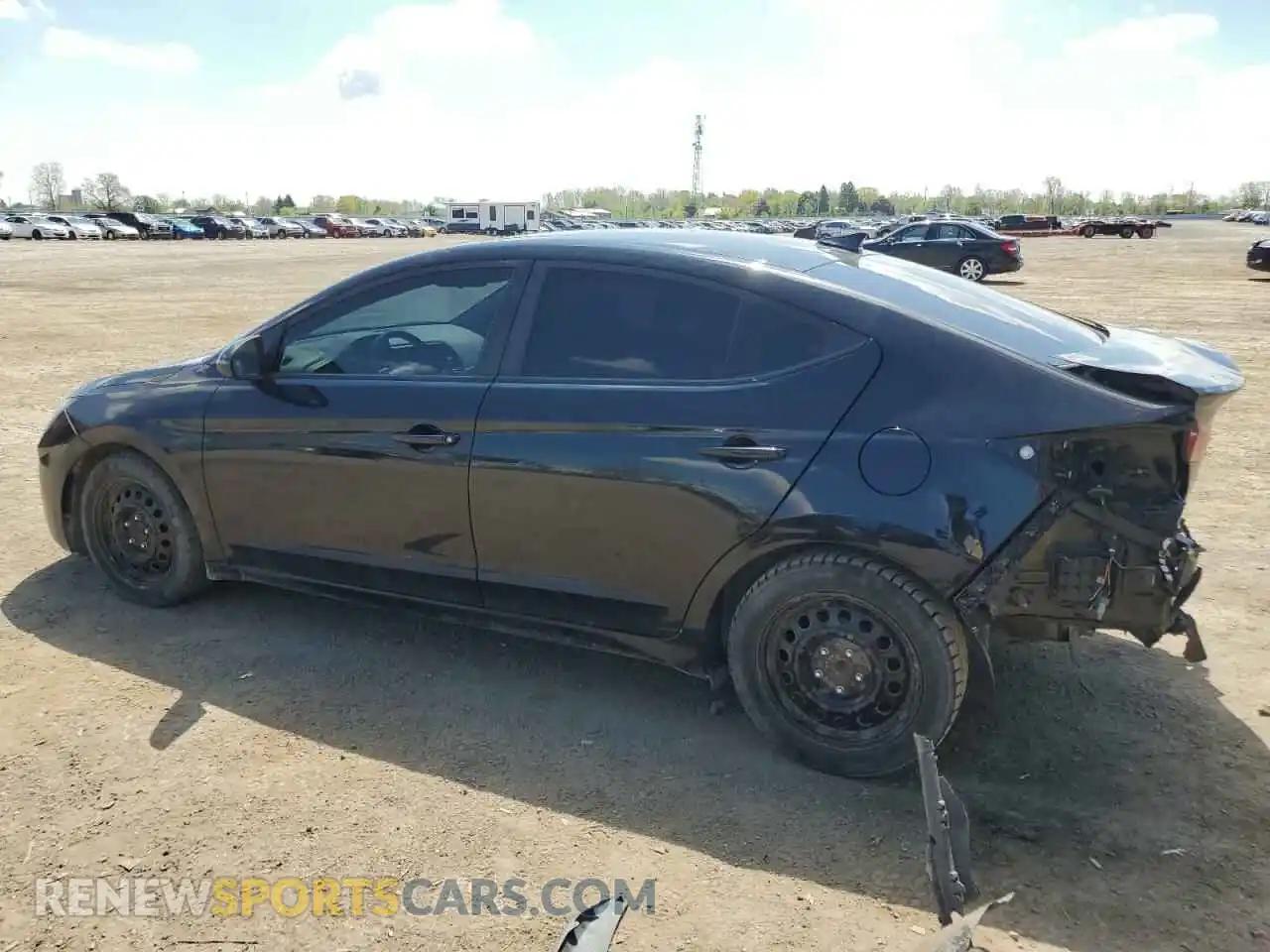 2 fotografías del automóvil dañado KMHD84LF6LU956044 HYUNDAI ELANTRA 2020