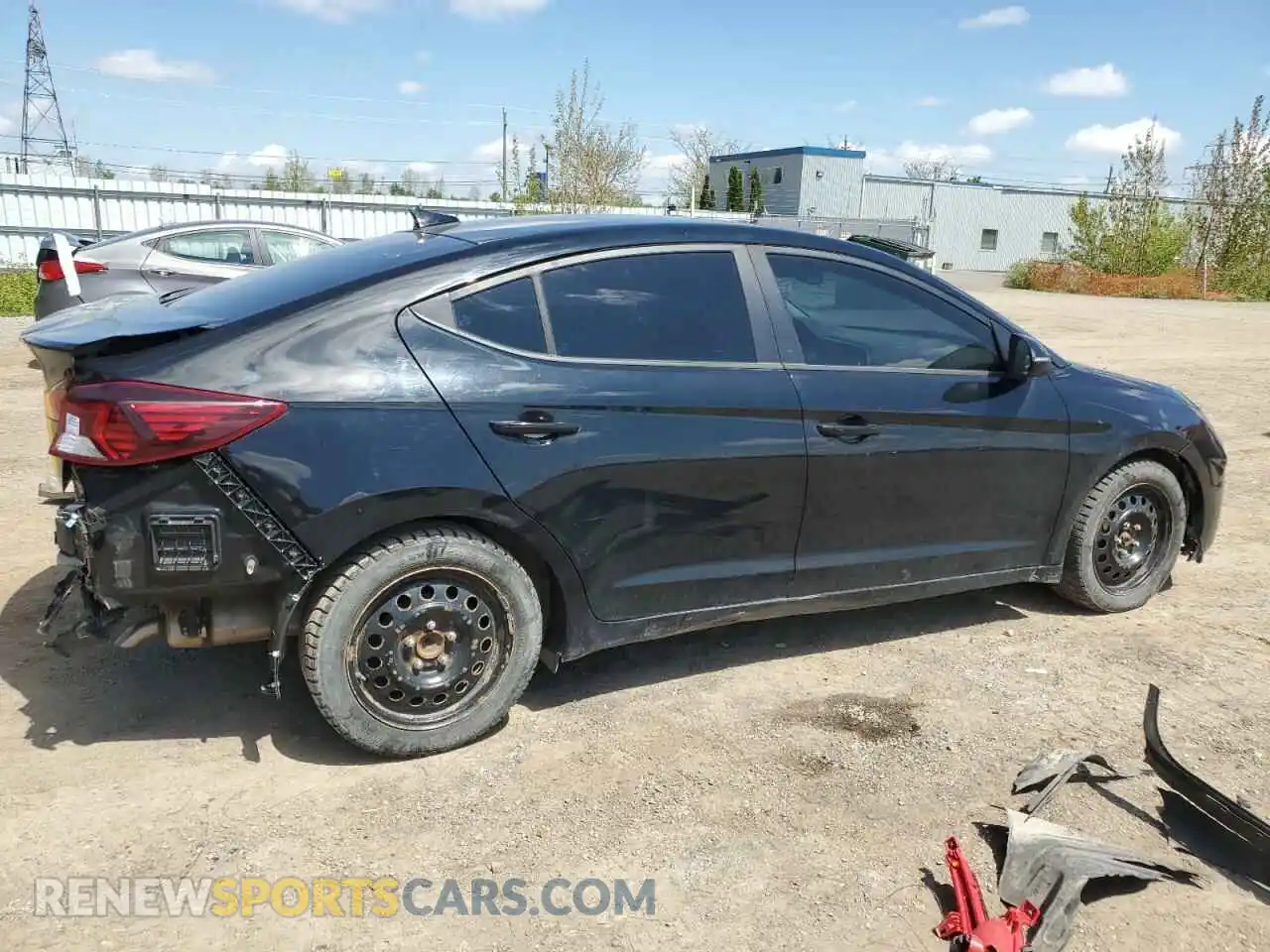 3 fotografías del automóvil dañado KMHD84LF6LU956044 HYUNDAI ELANTRA 2020