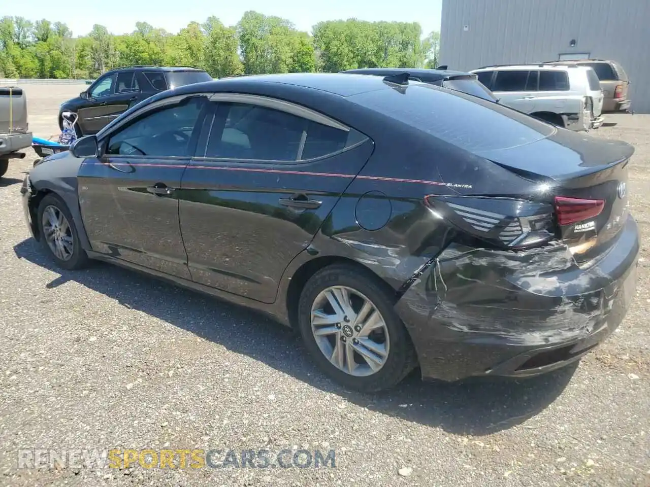 2 fotografías del automóvil dañado KMHD84LF6LU986547 HYUNDAI ELANTRA 2020