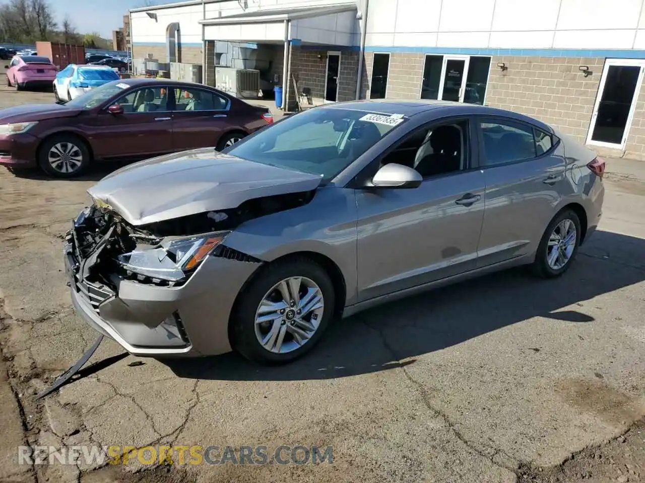 1 Photograph of a damaged car KMHD84LF7LU077488 HYUNDAI ELANTRA 2020