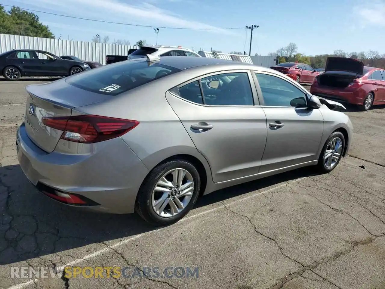 3 Photograph of a damaged car KMHD84LF7LU077488 HYUNDAI ELANTRA 2020
