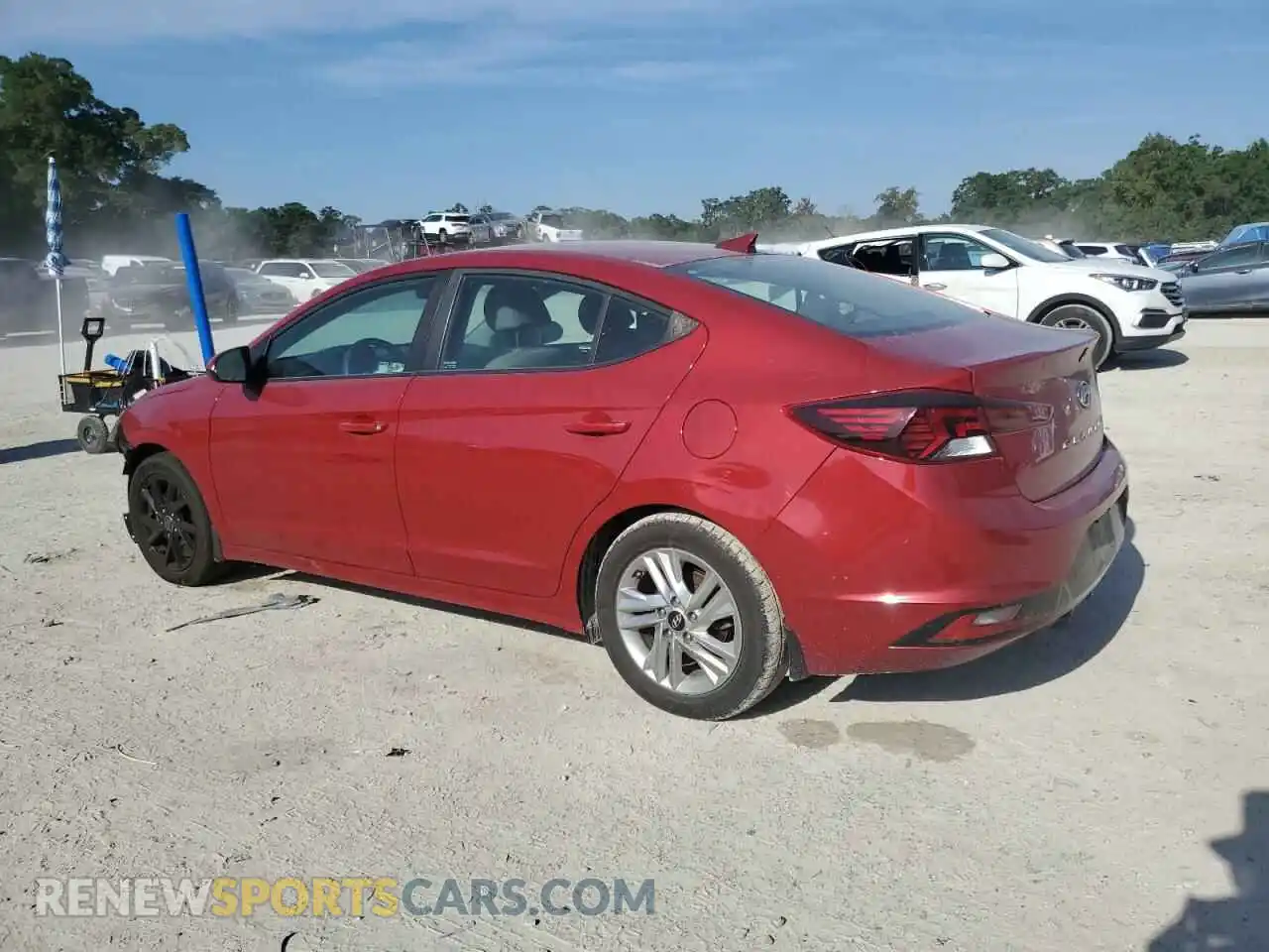 2 Photograph of a damaged car KMHD84LF7LU915034 HYUNDAI ELANTRA 2020