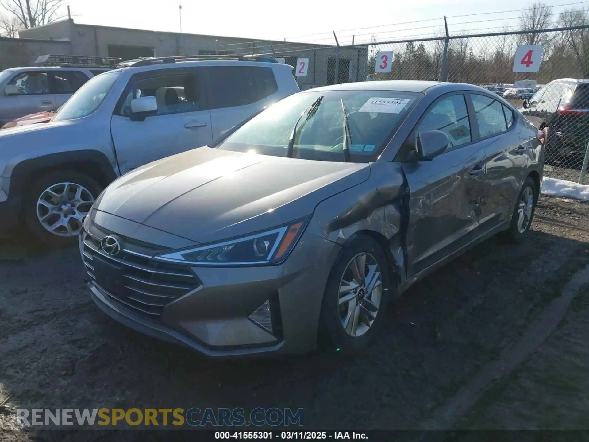 2 Photograph of a damaged car KMHD84LF7LU938197 HYUNDAI ELANTRA 2020