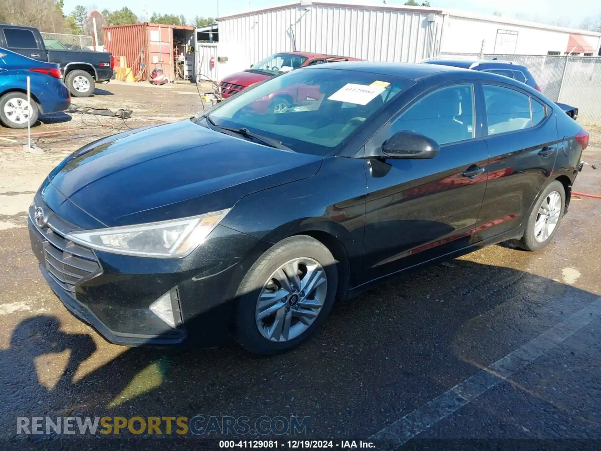 2 Photograph of a damaged car KMHD84LF7LU938409 HYUNDAI ELANTRA 2020