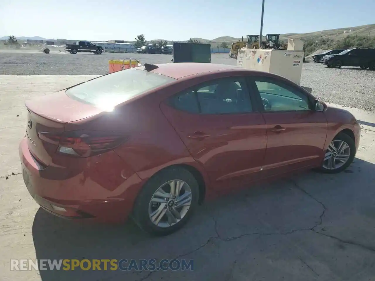 3 Photograph of a damaged car KMHD84LF7LU941407 HYUNDAI ELANTRA 2020