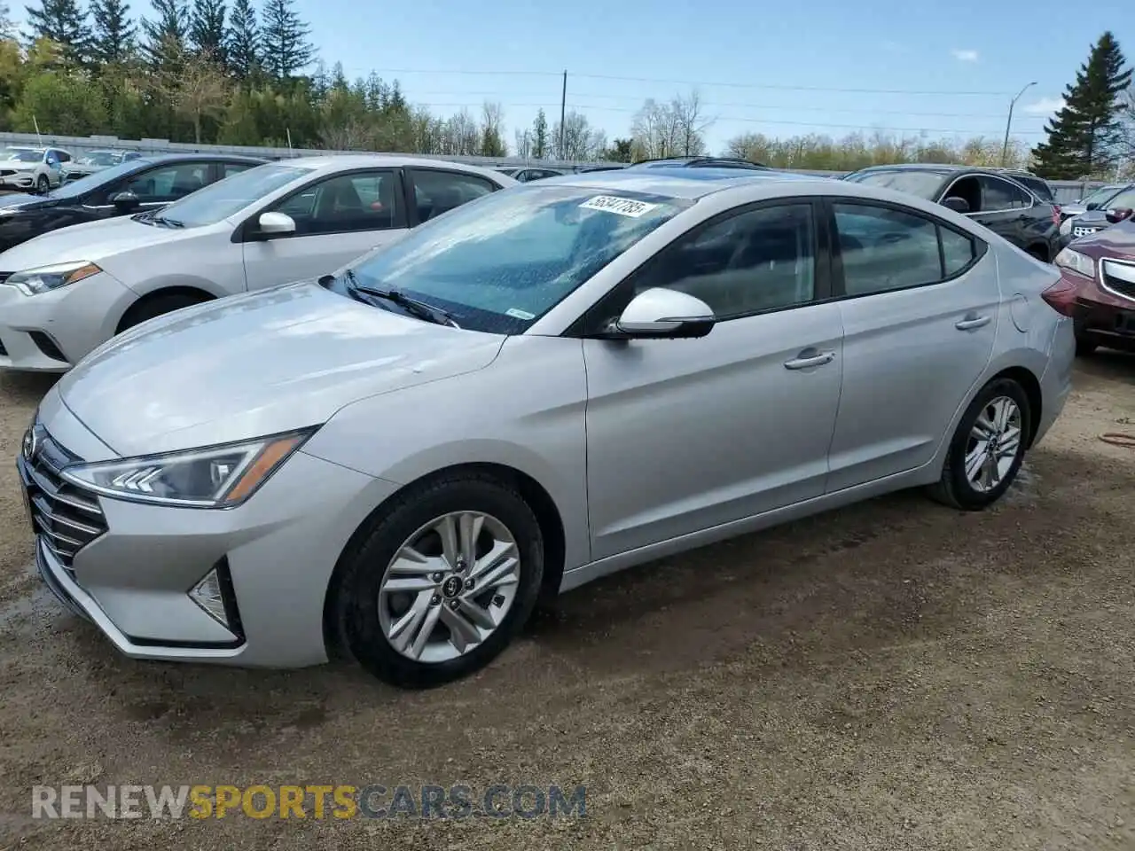 1 Photograph of a damaged car KMHD84LF7LU945263 HYUNDAI ELANTRA 2020