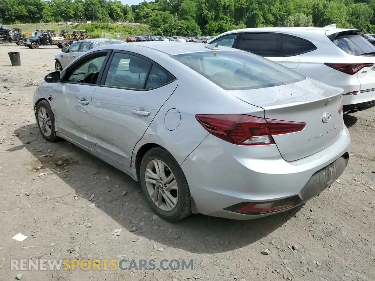 2 Photograph of a damaged car KMHD84LF7LU954996 HYUNDAI ELANTRA 2020