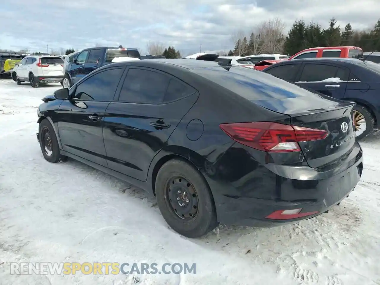 2 Photograph of a damaged car KMHD84LF7LU990705 HYUNDAI ELANTRA 2020