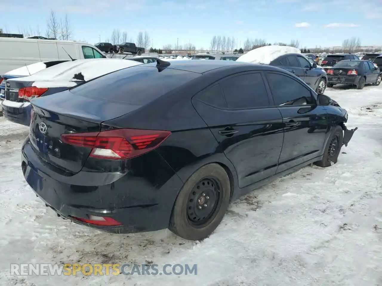 3 Photograph of a damaged car KMHD84LF7LU990705 HYUNDAI ELANTRA 2020