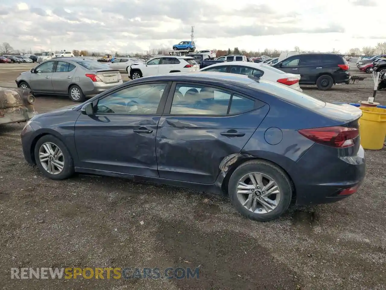 2 Photograph of a damaged car KMHD84LF8LU099807 HYUNDAI ELANTRA 2020