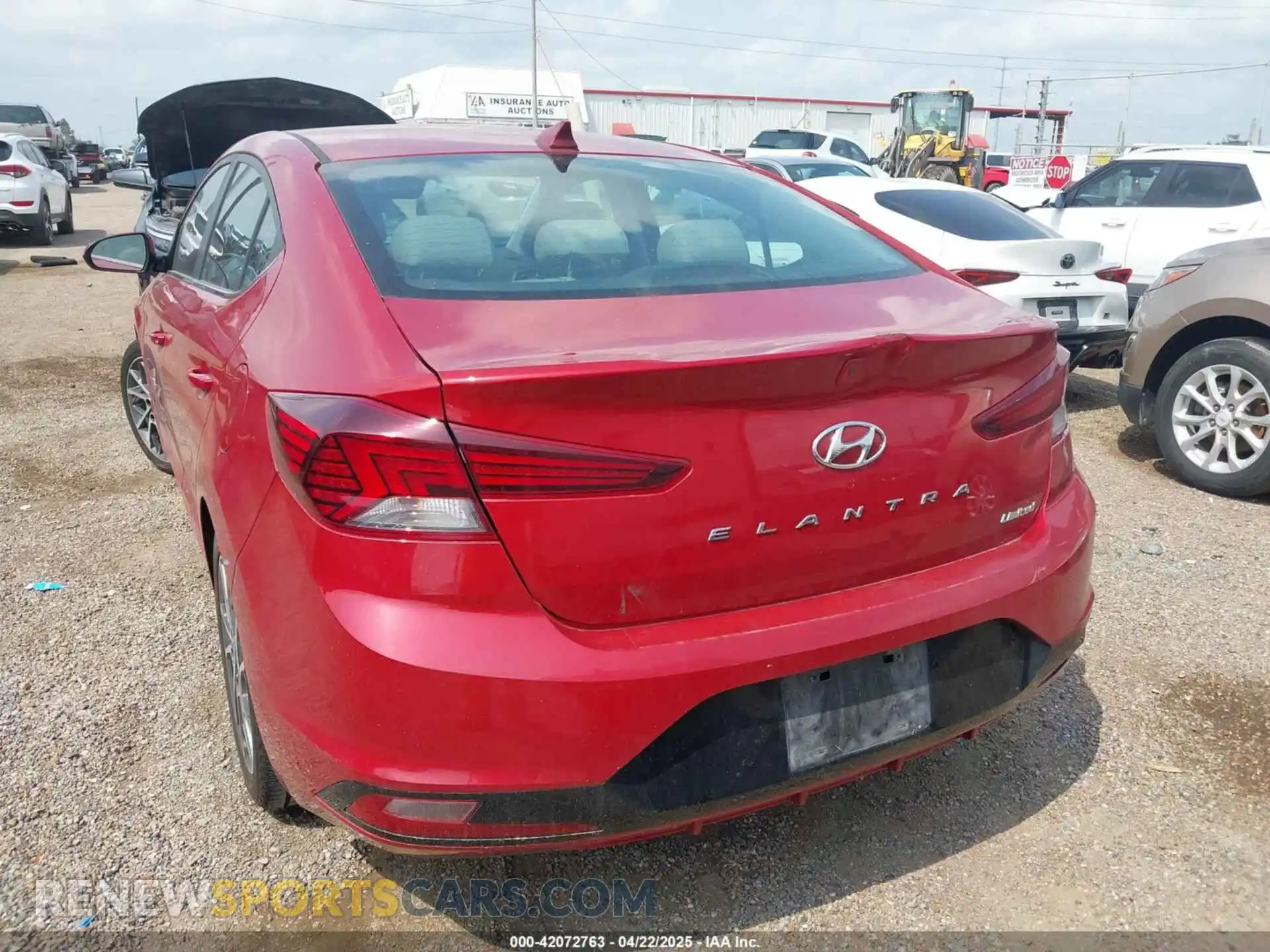 3 Photograph of a damaged car KMHD84LF8LU107789 HYUNDAI ELANTRA 2020