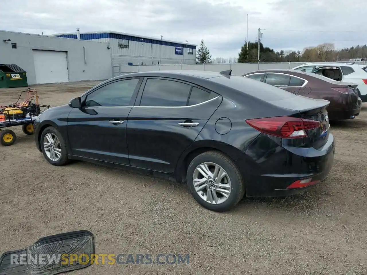 2 Photograph of a damaged car KMHD84LF8LU923191 HYUNDAI ELANTRA 2020