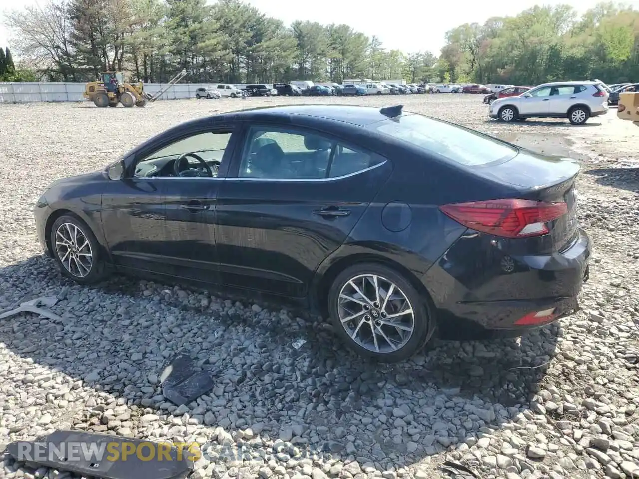 2 Photograph of a damaged car KMHD84LF8LU987070 HYUNDAI ELANTRA 2020