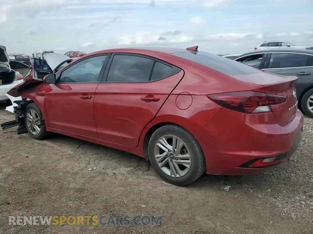 2 Photograph of a damaged car KMHD84LF9LU072860 HYUNDAI ELANTRA 2020