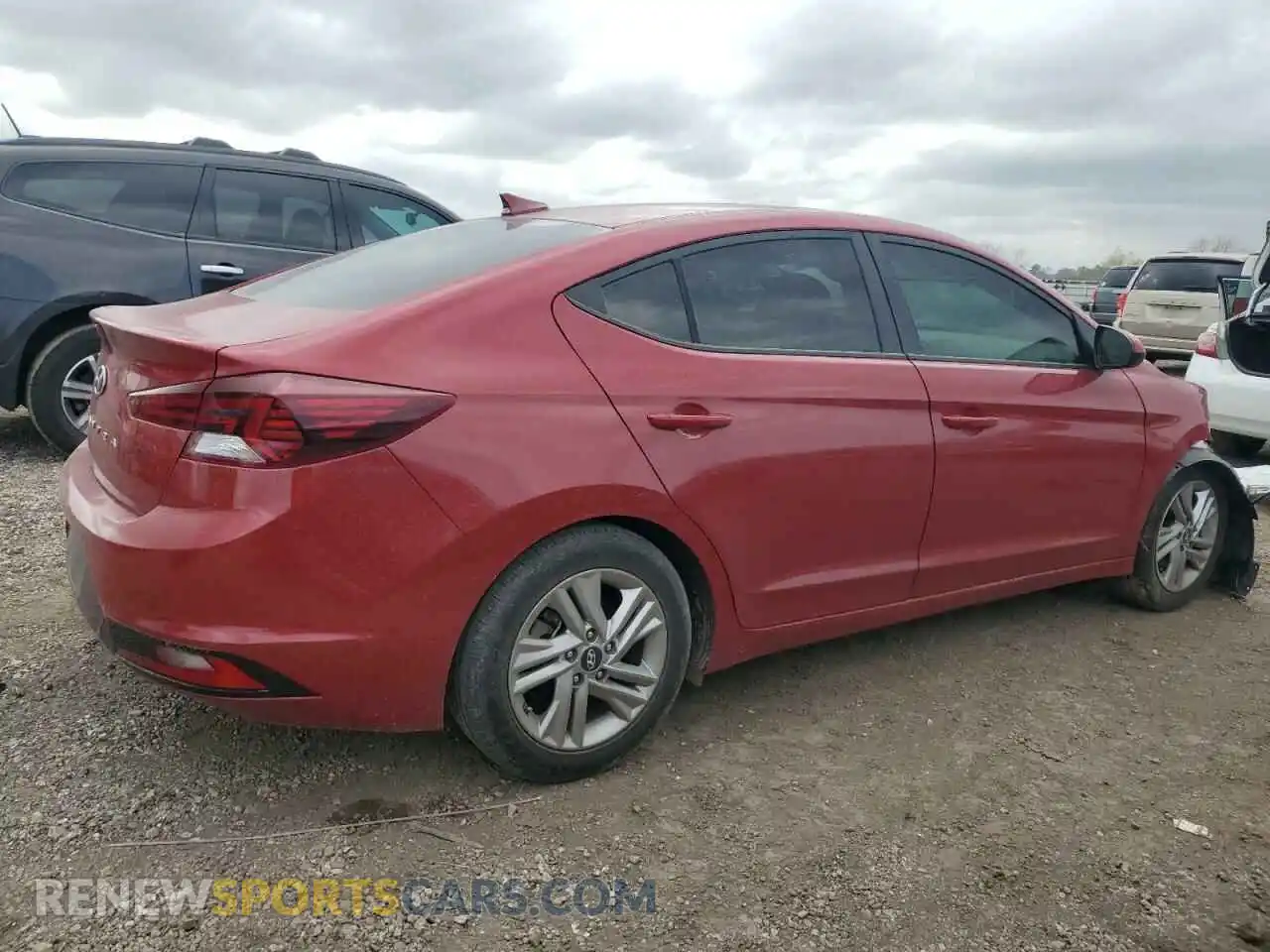 3 Photograph of a damaged car KMHD84LF9LU072860 HYUNDAI ELANTRA 2020