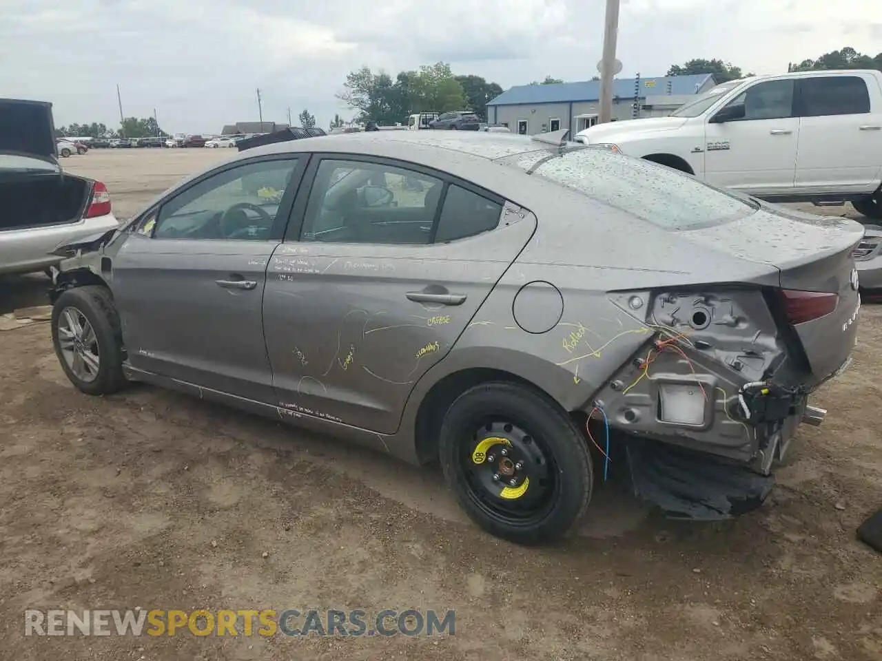 2 Photograph of a damaged car KMHD84LF9LU099329 HYUNDAI ELANTRA 2020