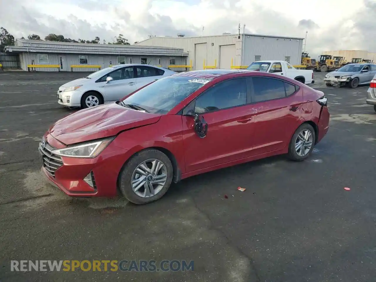 1 Photograph of a damaged car KMHD84LF9LU106814 HYUNDAI ELANTRA 2020