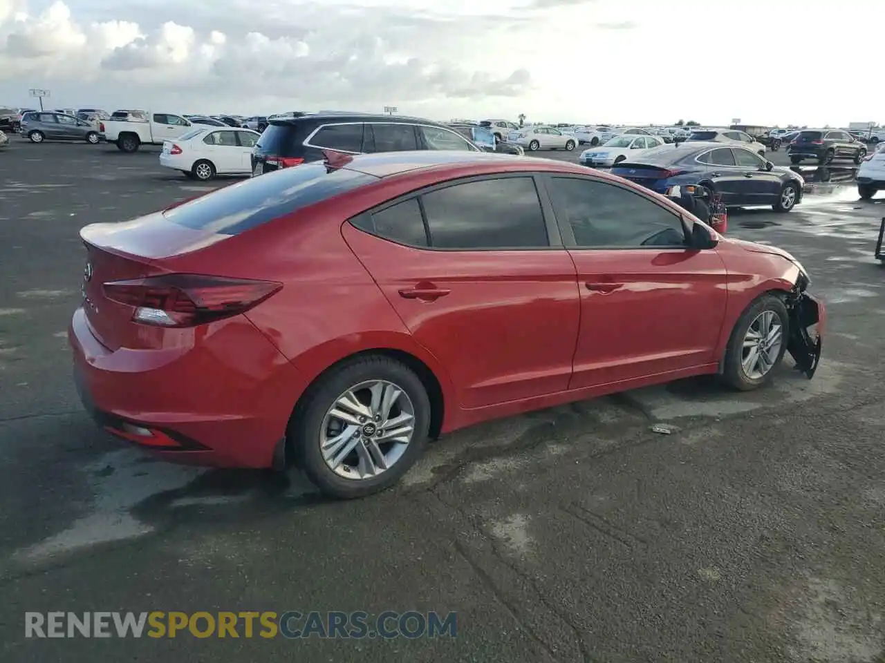 3 Photograph of a damaged car KMHD84LF9LU106814 HYUNDAI ELANTRA 2020