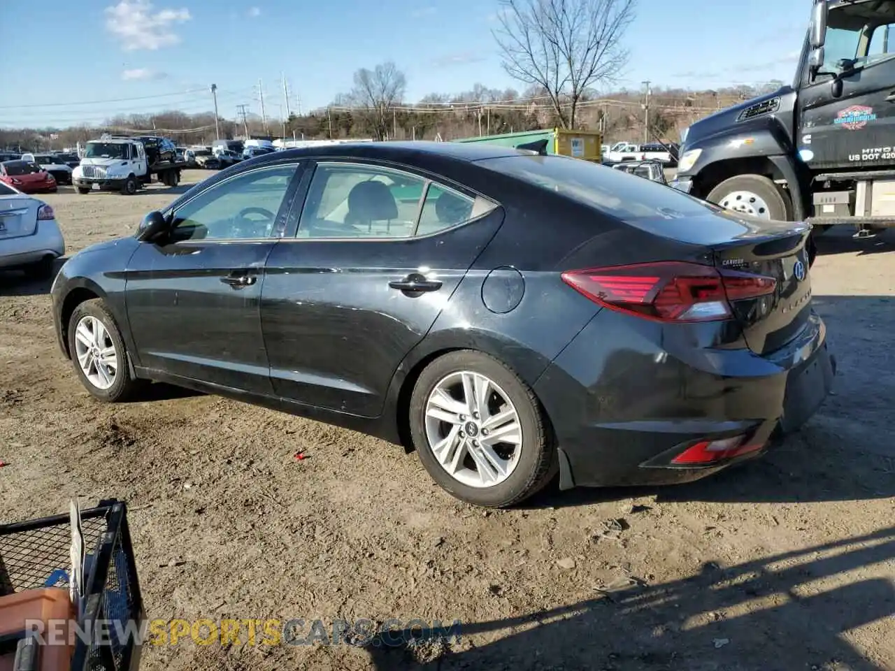 2 Photograph of a damaged car KMHD84LF9LU962940 HYUNDAI ELANTRA 2020