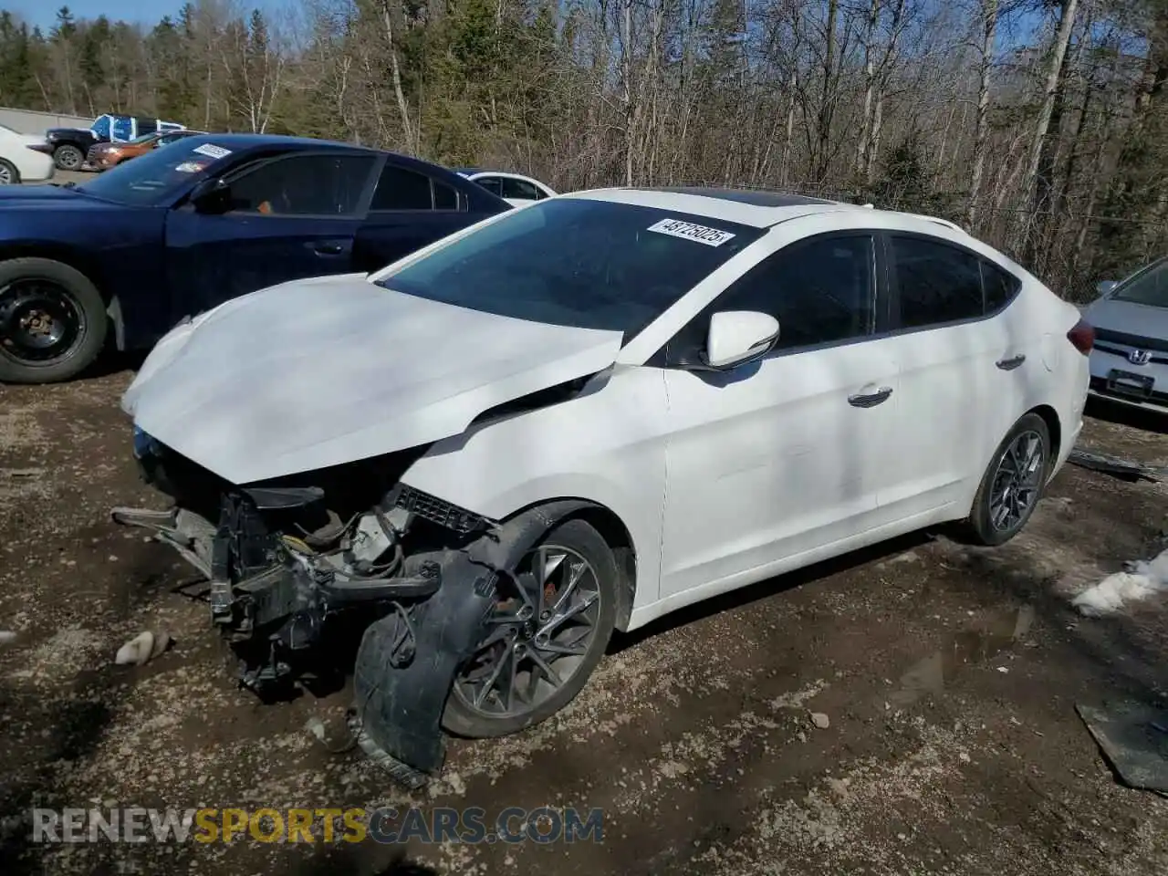 1 Photograph of a damaged car KMHD84LF9LU990835 HYUNDAI ELANTRA 2020