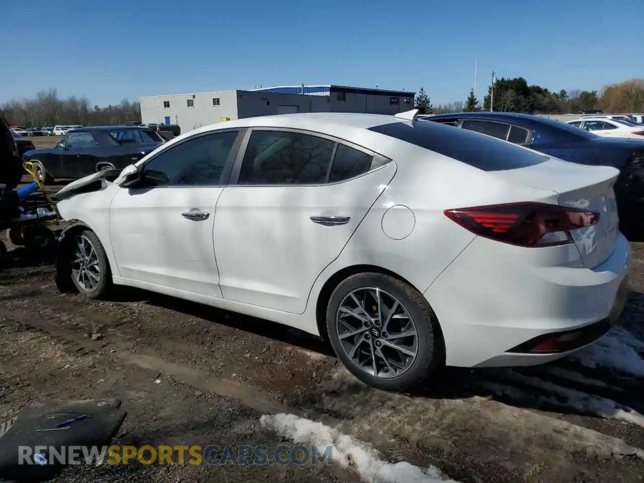 2 Photograph of a damaged car KMHD84LF9LU990835 HYUNDAI ELANTRA 2020