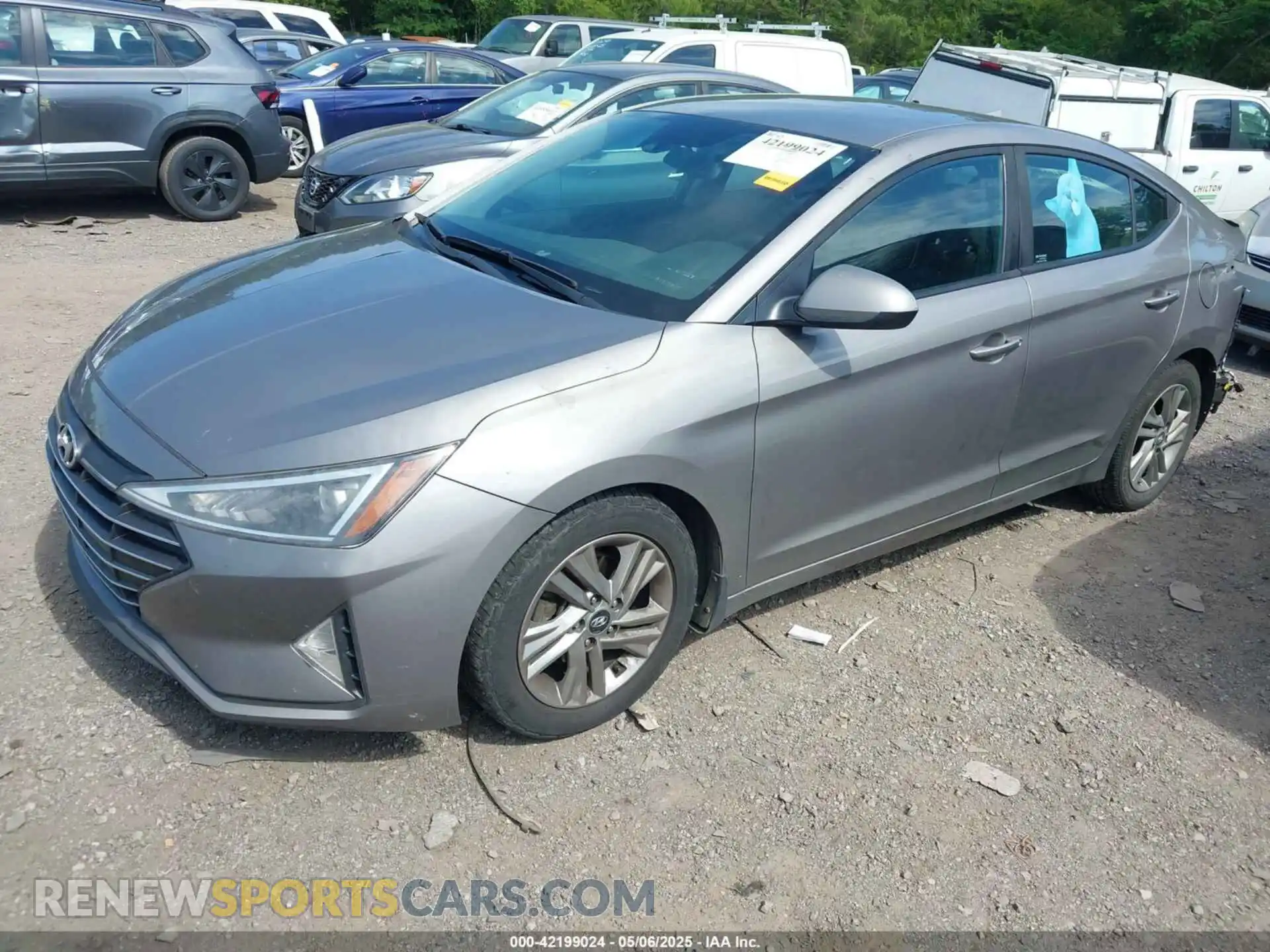 2 Photograph of a damaged car KMHD84LFXLU002266 HYUNDAI ELANTRA 2020