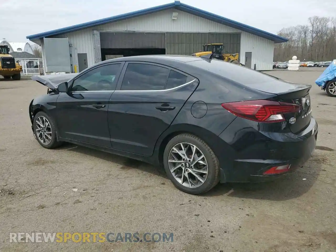 2 fotografías del automóvil dañado KMHD84LFXLU062273 HYUNDAI ELANTRA 2020