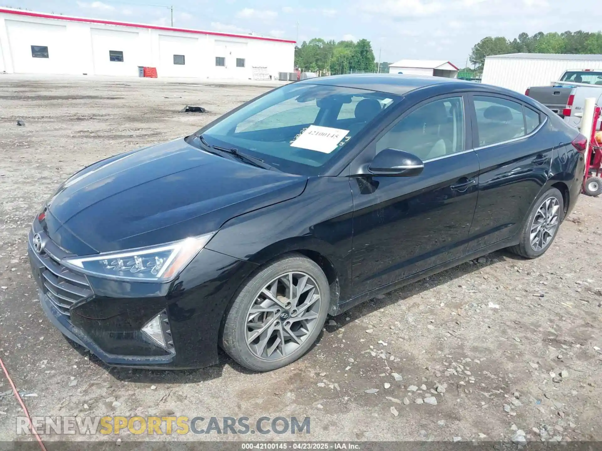2 fotografías del automóvil dañado KMHD84LFXLU073418 HYUNDAI ELANTRA 2020