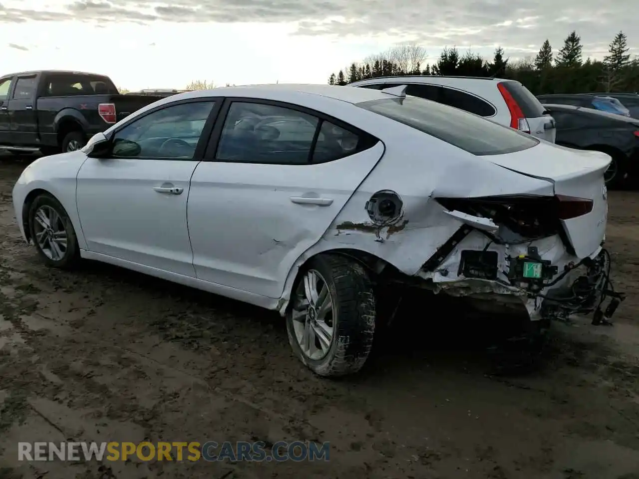 2 Photograph of a damaged car KMHD84LFXLU077260 HYUNDAI ELANTRA 2020